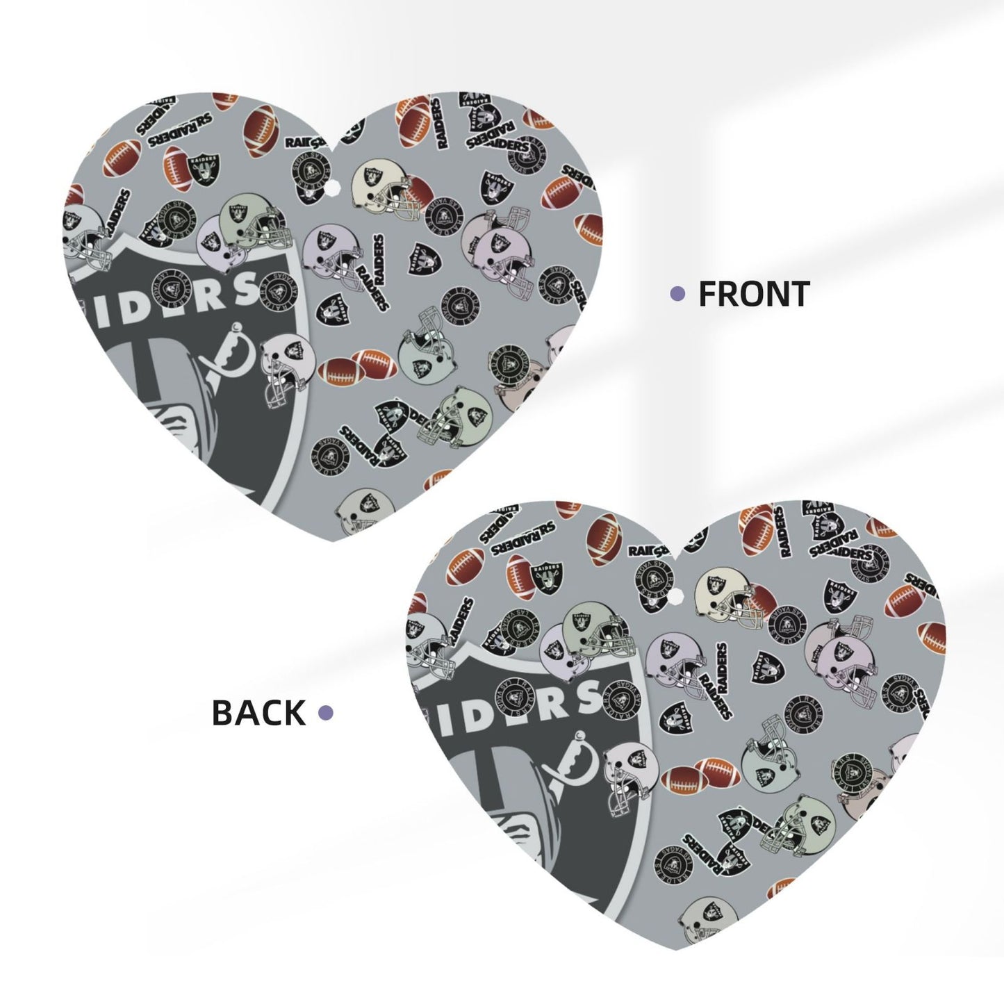 4-pcs Las Vegas Raiders Car Air Fresheners Cards Set car aromatherapy tablets