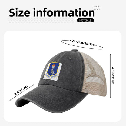319th Air Refueling WIng Printed unisex baseball cap adjustable grid baseball cap veteran gift