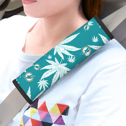 Miami Dolphins Car seat belt protection cover Adult seat belt protection cover
