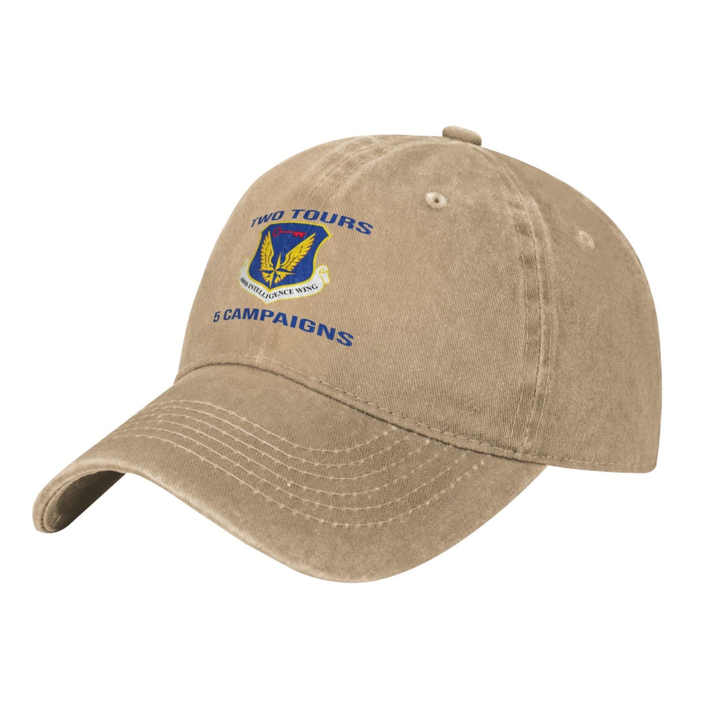 480th Intelligence Wing Printed unisex baseball cap adjustable cap outdoor sunshade trucker hat