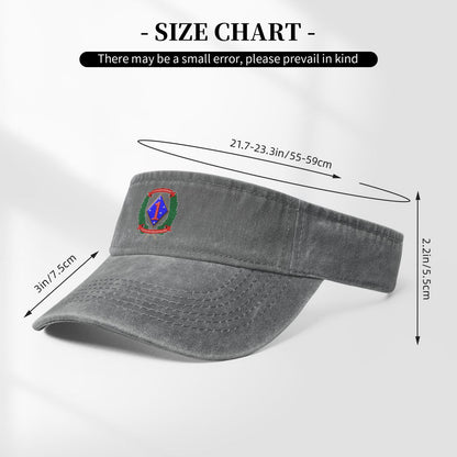 HQBN 1st Marine Division Printing adjustable Empty Top Baseball Sun Cap unisex outdoor sport hat veterans gift