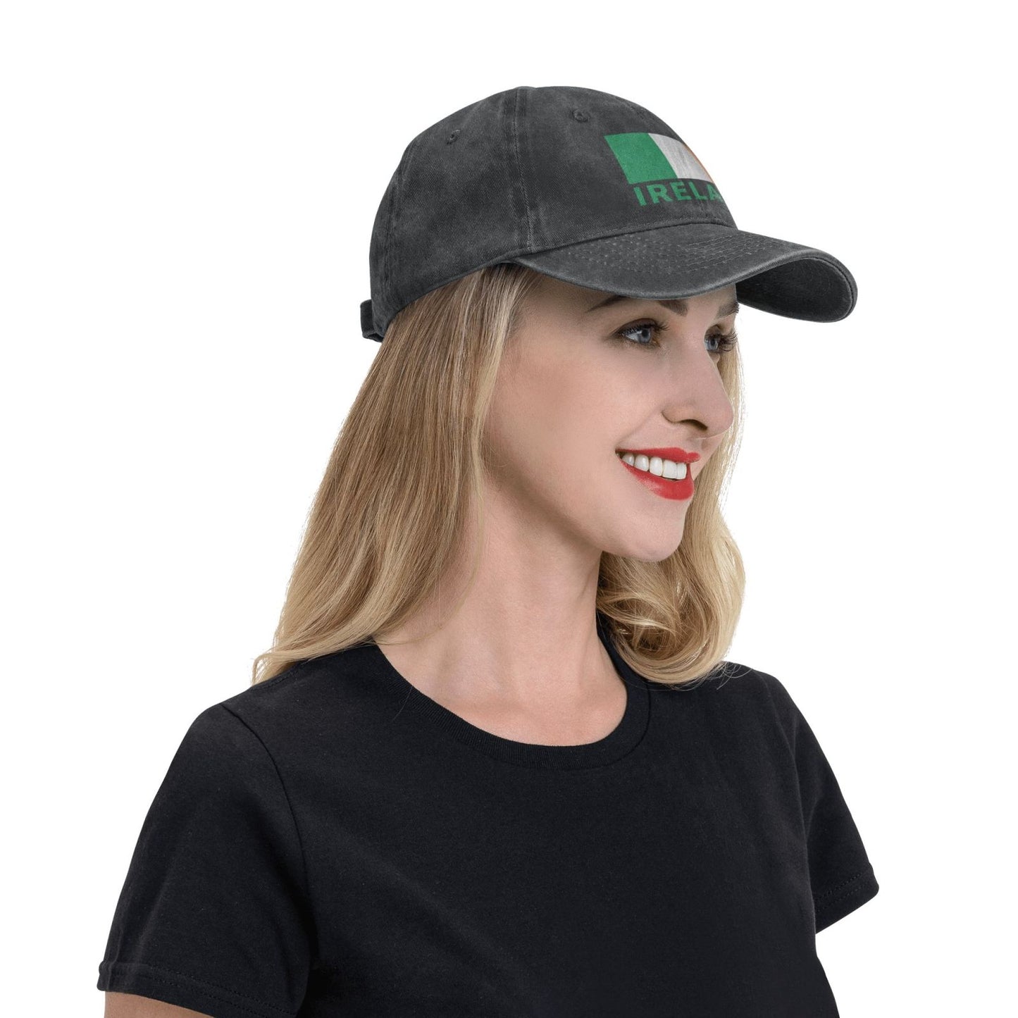 Flag Of Ireland Printed unisex baseball cap adjustable cap outdoor trucker hat veterans Gifts