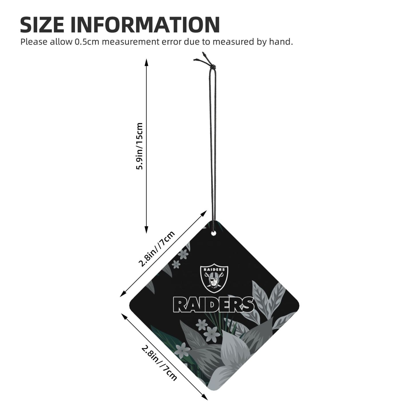 4pcs- Las Vegas Raiders car aromatherapy tablets Car Air Fresheners Cards Set