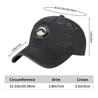 US Army 75th Ranger Printed unisex baseball cap adjustable cap outdoor sun hats trucker hat