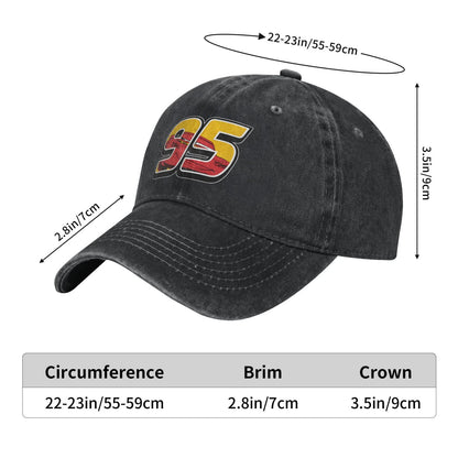 Retro Number 95 Printed unisex baseball cap adjustable cap outdoor sun hats trucker hat