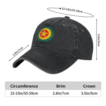 Roundel Of Ethiopia (type 2) Printed unisex baseball cap adjustable cap outdoor sun hats trucker hat
