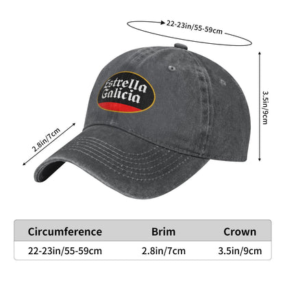 Estrella Galicia Printed unisex baseball cap adjustable cap outdoor sun hats trucker hat