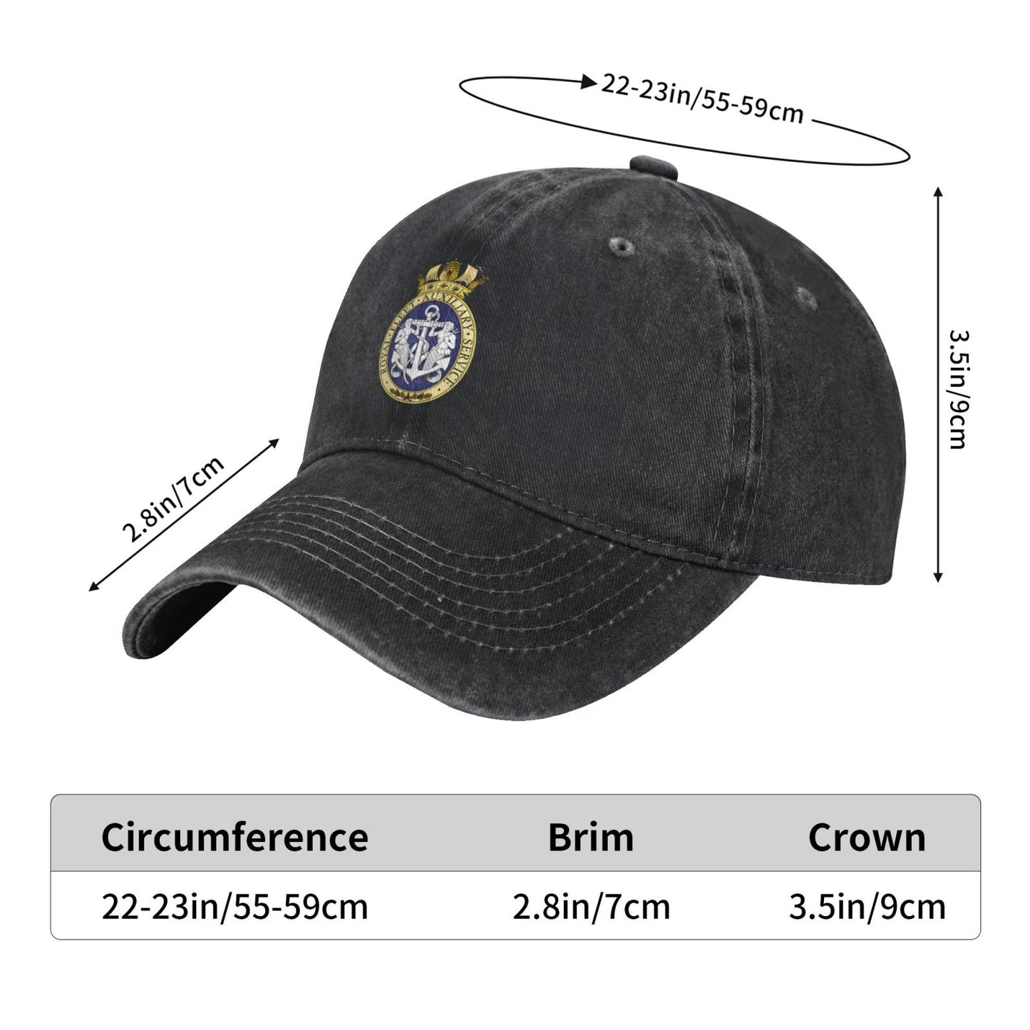 Royal Fleet Auxiliary Printed unisex baseball cap adjustable cap outdoor trucker hat veterans Gifts