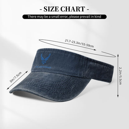United States Air Force Printing adjustable Empty Top Baseball Sun Cap unisex outdoor sport hat veterans gift