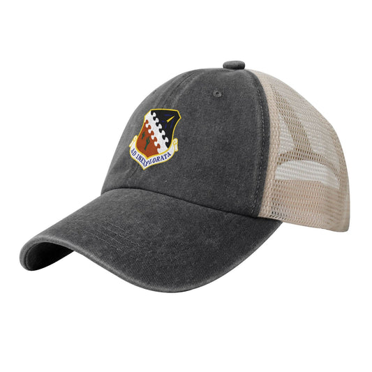 Air Force Flight Test Center Printed unisex baseball cap adjustable grid baseball cap veteran gift