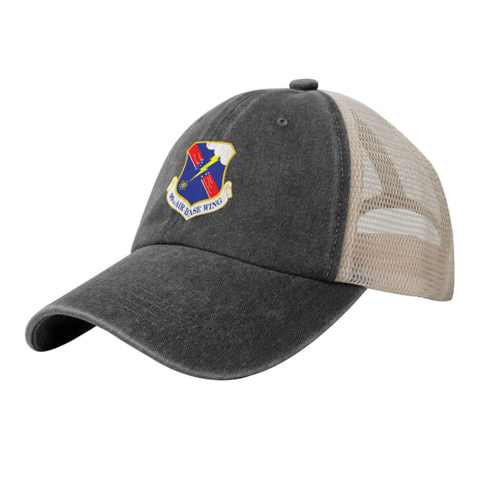 99th Air Base Wing Printed unisex baseball cap adjustable grid baseball cap veteran gift