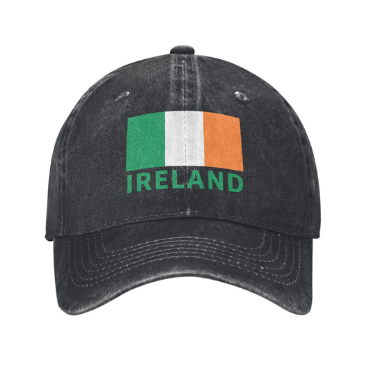 Flag Of Ireland Printed unisex baseball cap adjustable cap outdoor trucker hat veterans Gifts