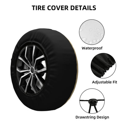 New Orleans Saints Printing wheel dust cover Solid color background car tire cover