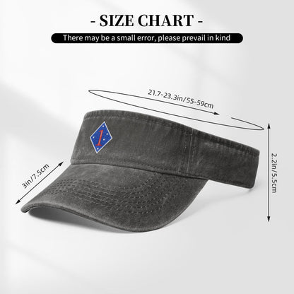US 1st Marine Division SSI Printing adjustable Empty Top Baseball Sun Cap unisex outdoor sport hat veterans gift