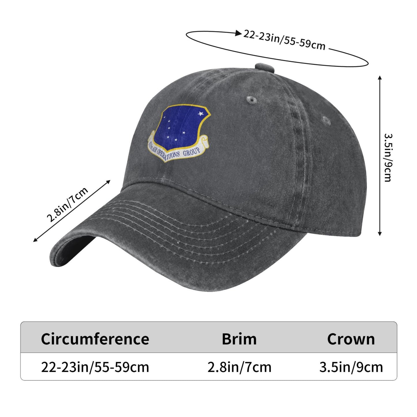 611 Air Operations Group Printed unisex baseball cap adjustable cap veteran gift