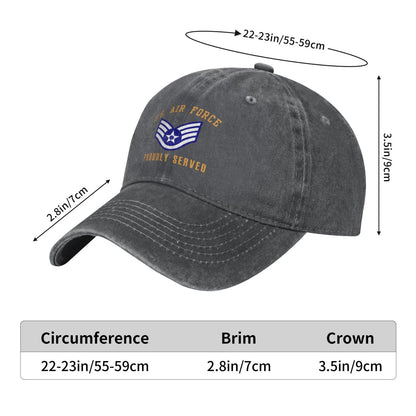 Us Air Force Printed unisex baseball cap adjustable cap outdoor sunshade trucker hat