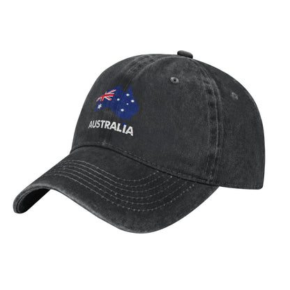 Australian Map Print Printed unisex baseball cap adjustable cap outdoor sun hats trucker hat