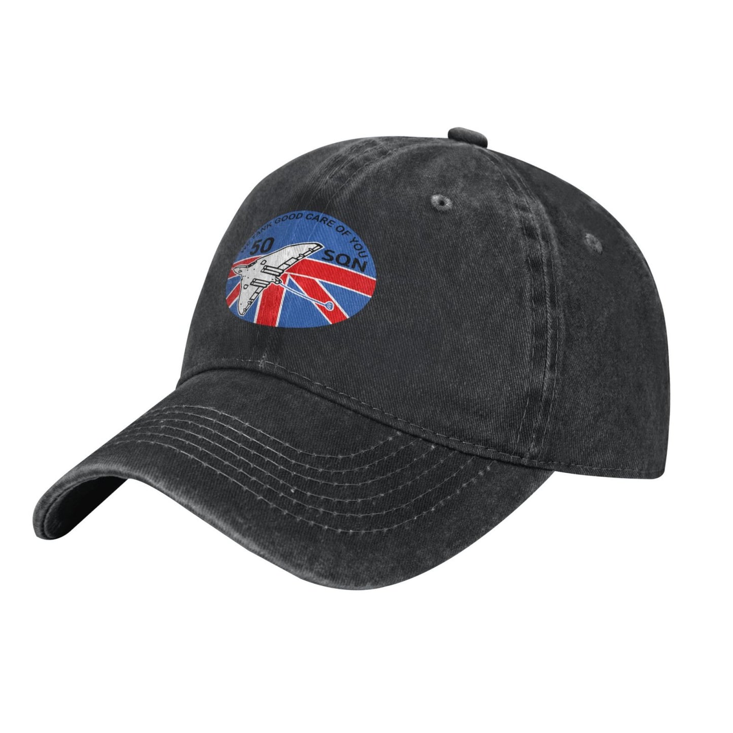 WE TANKGOOD CARE OF YOU 50 SQN Printed unisex baseball cap adjustable cap outdoor trucker hat veterans Gifts