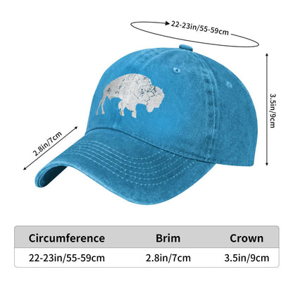 Buffalo Vintage Bison Printed unisex baseball cap outdoor hats adjustable cap trucker gift hat
