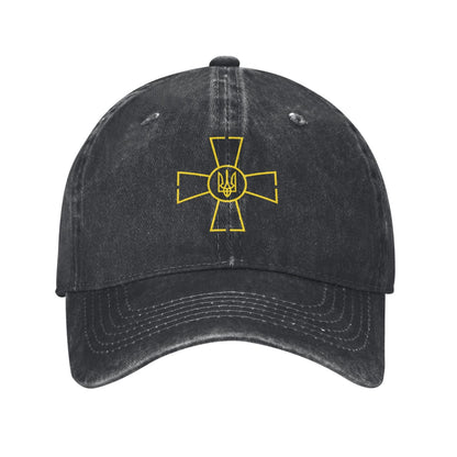 Military Cross Volodymyr Zelenskyy Military Army Printed unisex baseball cap adjustable cap outdoor sunshade trucker hat