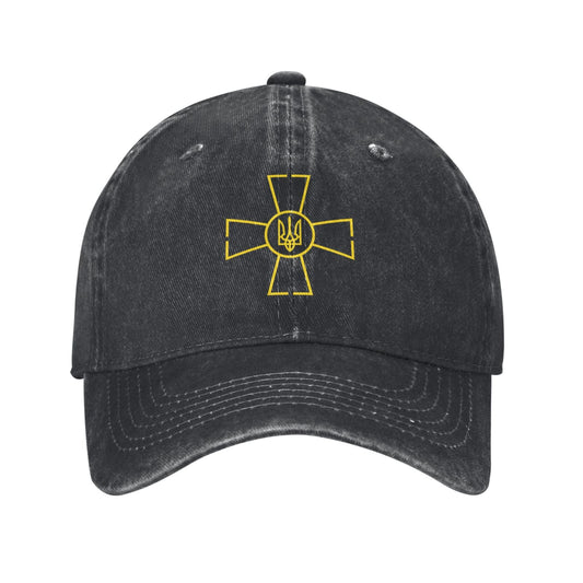 Military Cross Volodymyr Zelenskyy Military Army Printed unisex baseball cap adjustable cap outdoor sunshade trucker hat