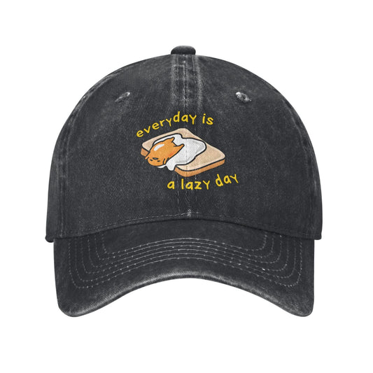 Every Day Is A Lazy Day Printed unisex baseball cap adjustable cap outdoor sun hats trucker hat