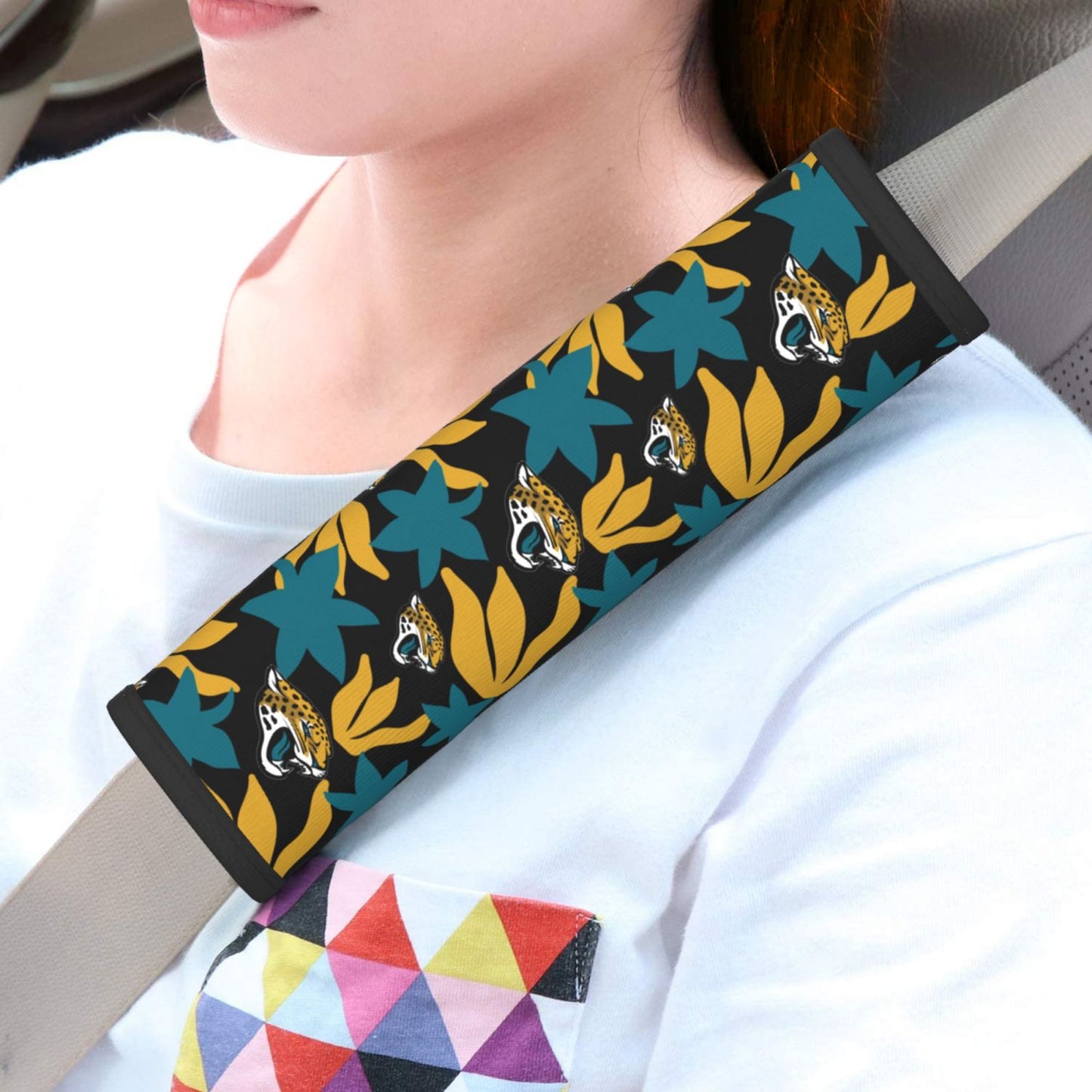 Jacksonville Jaguars Car seat belt shoulder strap adult seat belt protective cover