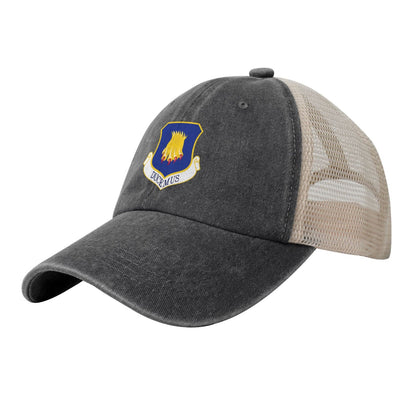 22d Air Refueling Wing Printed unisex baseball cap adjustable grid baseball cap veteran gift