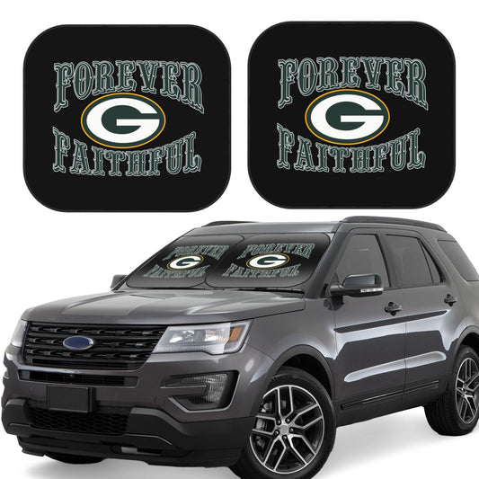 Green Bay Packers Car front windshield sunshade UV resistant sunshade foldable