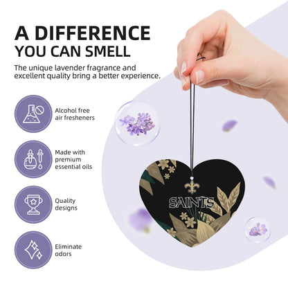 4pcs- New Orleans Saints car aromatherapy tablets Car Air Fresheners Cards Set