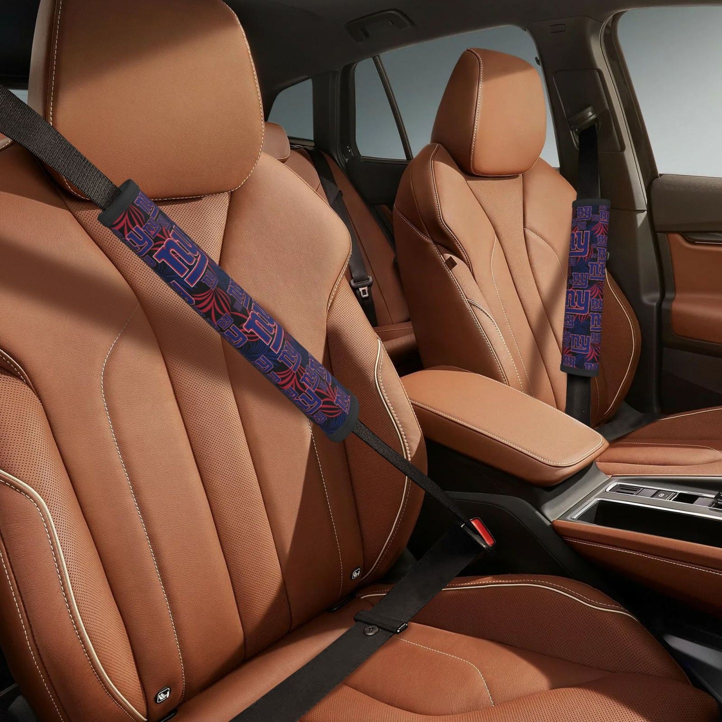 New York Giants Car seat belt protective cover personalized seat belt protective cover