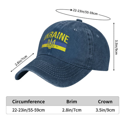 Ukraine Printed unisex baseball cap adjustable cap outdoor sun hats trucker hat