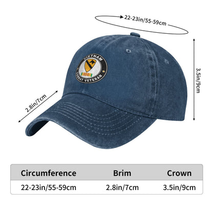 1st Cavalry Division Printed unisex baseball cap adjustable cap outdoor sunshade trucker hat