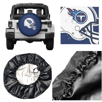 Tennessee Titans 2 Tyre protective cover car dustproof sunscreen tyre protective cover