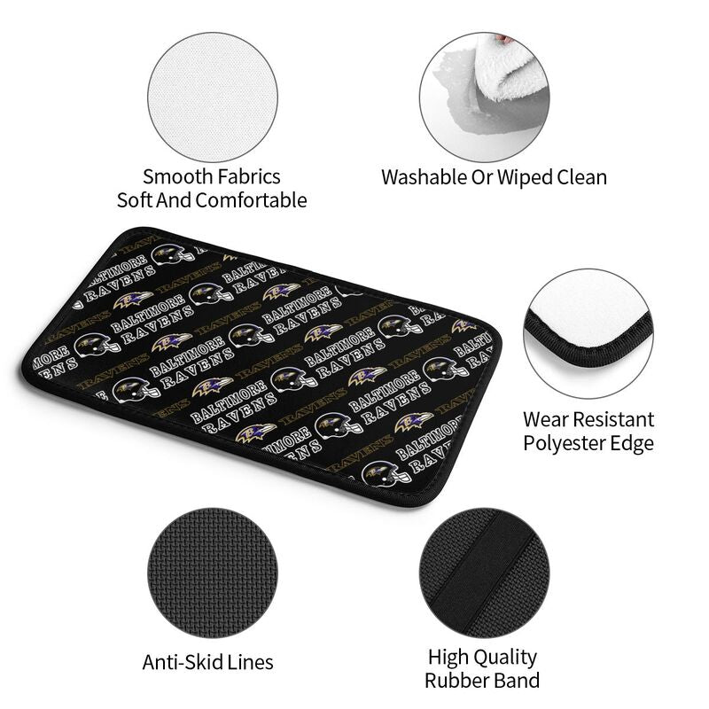 Baltimore Ravens Printing car armrest box protective pad