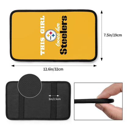Pittsburgh Steelers Printing car center console pad car armrest protective cover