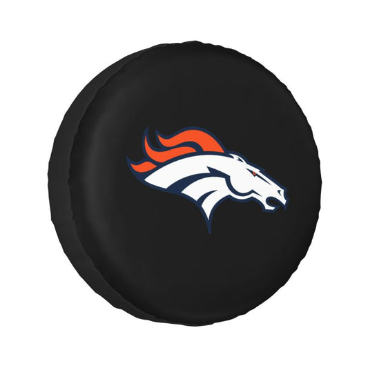 Denver Broncos 2 Car tire protection cover spare tire waterproof and dustproof cover