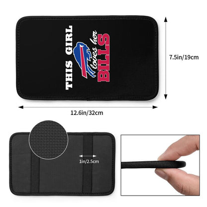 Buffalo Bills Printing car center console pad car armrest protective cover