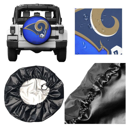 Los Angeles Rams 2 Tyre protective cover car dustproof sunscreen tyre protective cover