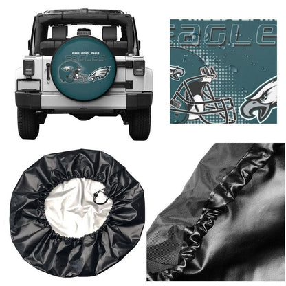 Philadelphia Eagles Print car tire protection cover car spare tire dust protection covers