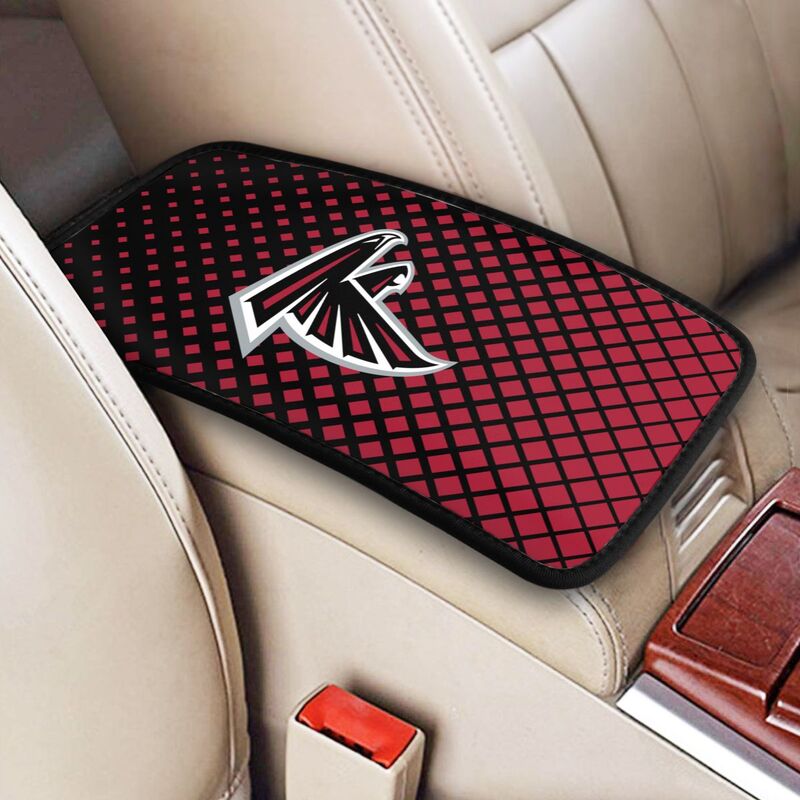 Atlanta Falcons Car handrail box cushion Personalized printed car armrest cover