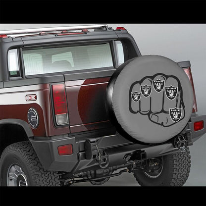 Las Vegas Raiders Print tire protection cover car spare tire dust protection covers