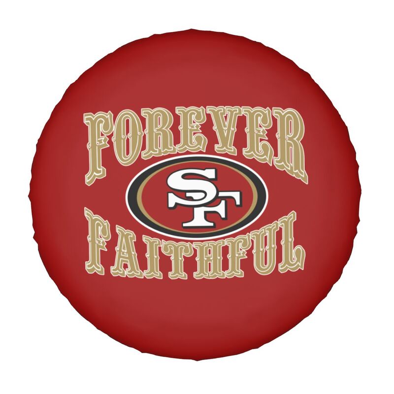 San Francisco 49ers Printing car spare tire dust protection cover tire protection cover