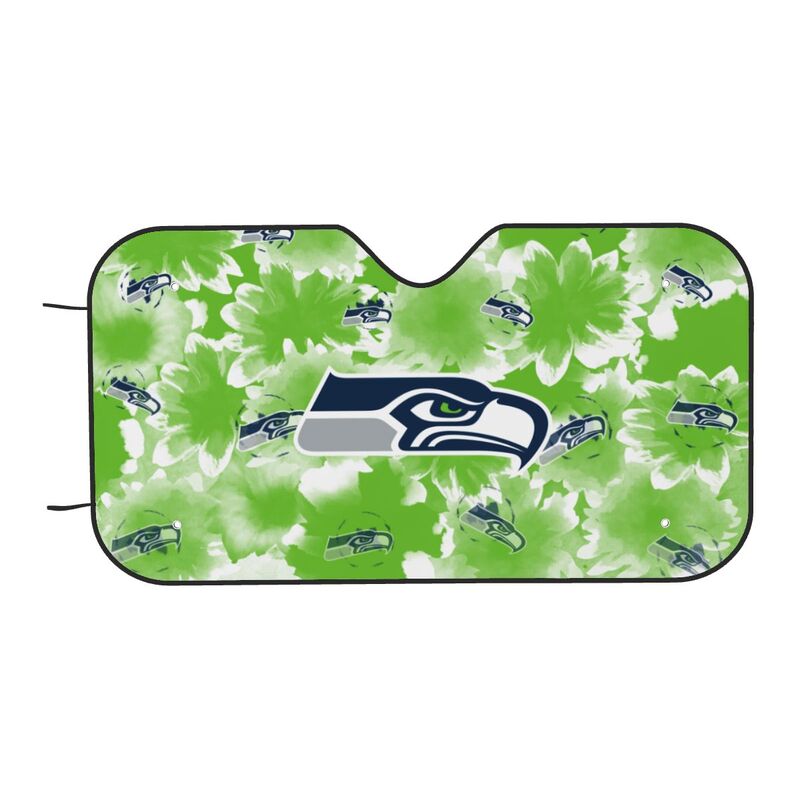 Seattle Seahawks Printed multi size car front windshield sunshade car windshield sunshade