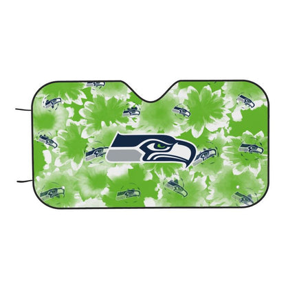 Seattle Seahawks Printed multi size car front windshield sunshade car windshield sunshade