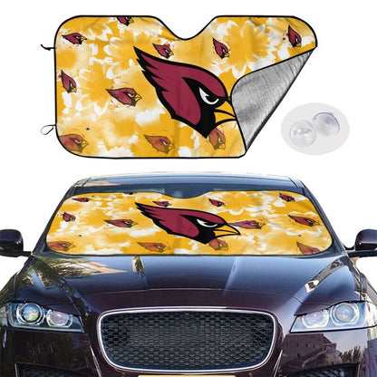 Arizona Cardinals Printed multi size car front windshield sunshade car windshield sunshade