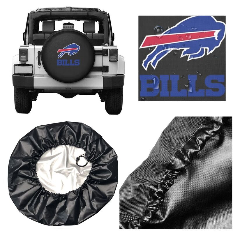 Buffalo Bills 2 Print tire protection covers car sunscreen tire protection covers
