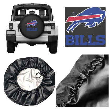 Buffalo Bills 2 Print tire protection covers car sunscreen tire protection covers