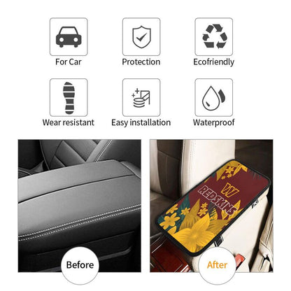 Washington Redskins Car armrest box protective cover car center console armrest pad