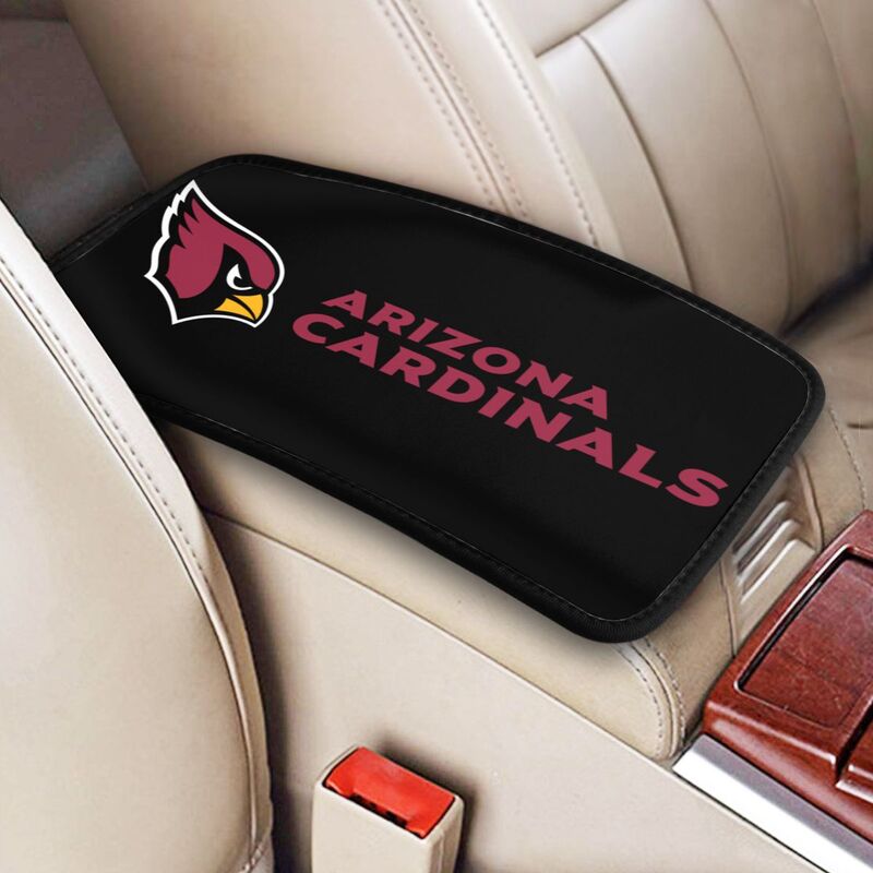 Arizona Cardinals2 Printed car center armrest box pad anti slip pad